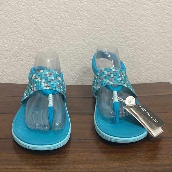 Vionic Serene Tia Backstrap Sandals Teal Size 11 - Picture 3 of 8